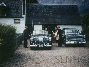 Royal visit to Dores Inn c 1967.